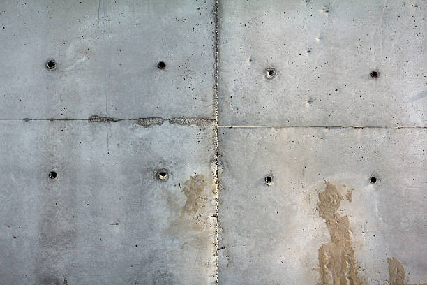 istock Concrete Block Wall Close Up Detail Grunge Texture 613211354
