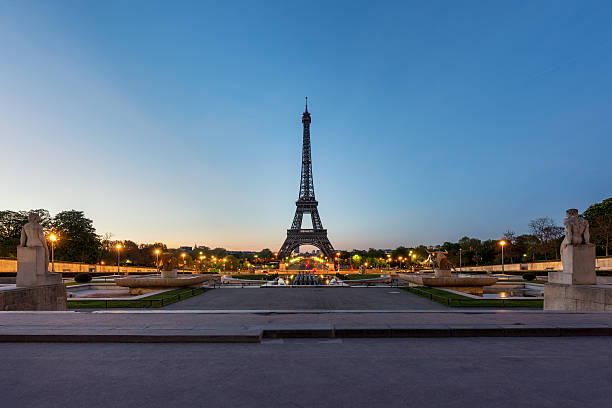 istock Sunrise in Eiffel Tower in Paris, France. 613214472