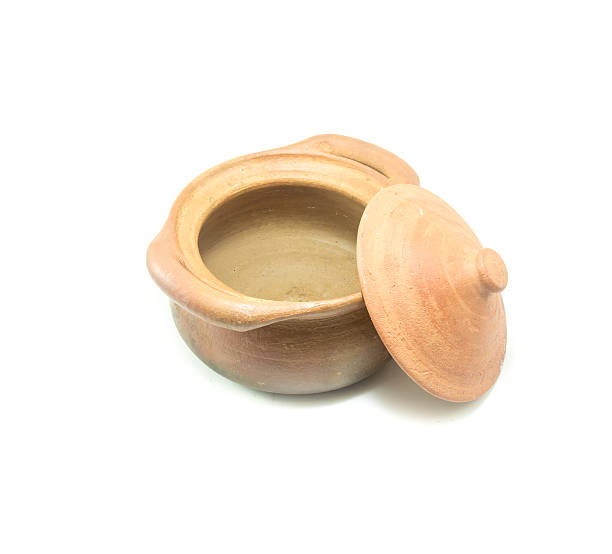istock clay pot for cooking on white background 613216436