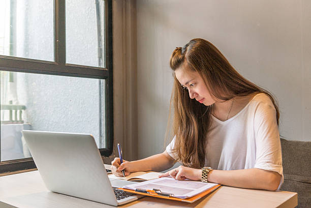 istock Begin new working-day with positive thinking and smile on face 613216882
