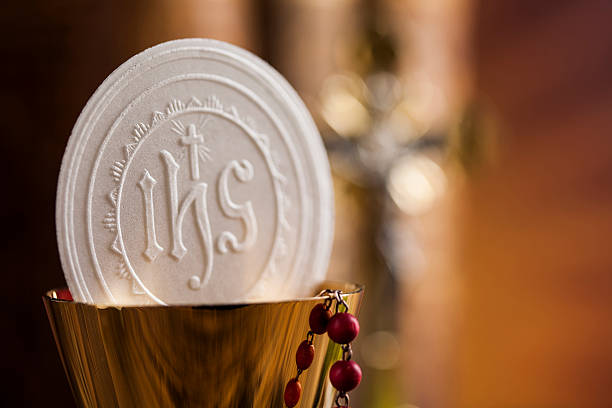 Symbol christianity religion, communion background Eucharist, sacrament of communion background liturgy photos stock pictures, royalty-free photos & images