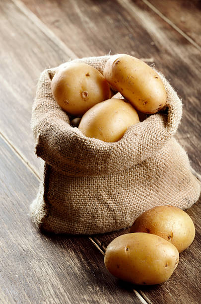 istock Potatoes in the sack 613221138