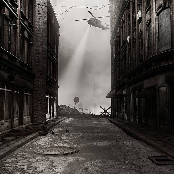 istock Barricade on the street 613223130