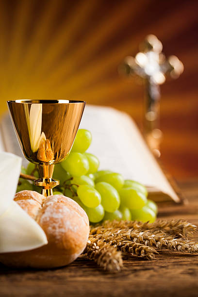 istock Eucharist, sacrament of communion background 613223556
