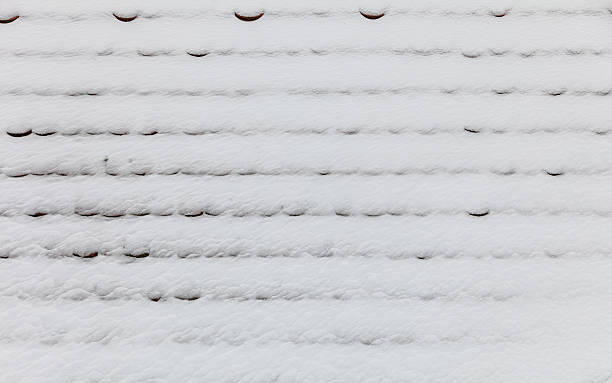 istock Roof covered with snow background texture. 613223982