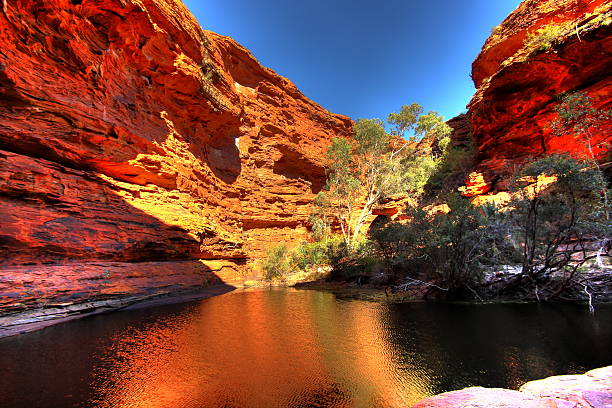 Kings Canyon, Australia stock photo