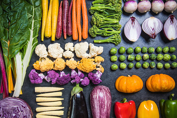istock Colorful vegetables for healthy diet 613224300