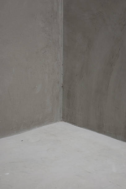 istock Concrete Corner Grey walls Abstract background geometric shadow 613226232