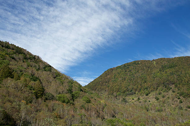 Mt. Sajiki landscape in Japan Mt. Sajiki landscape in Japan dispelled stock pictures, royalty-free photos & images