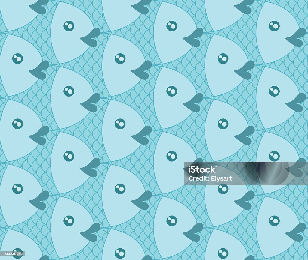 Fish Pattern Stock Fish Pattern Stock Illustration - Download Image Now - Animal, Animal ...
