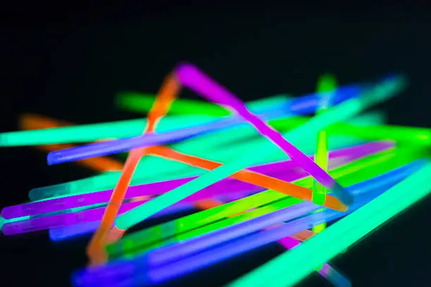 Photo of colorful neon light