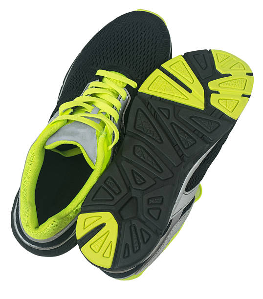 istock Men's shoes for jogging isolated on white background. 613242832