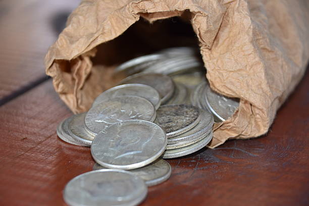 istock Old Rare Kennedy Currency 613244064