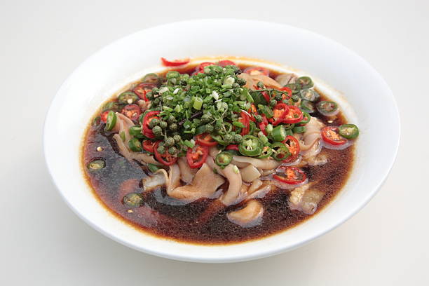 istock Duck intestines with hot chili sauce (椒汁鸭肠) 613248650
