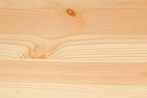istock Horizontal Texture of Light Brown Wooden Background 613250570