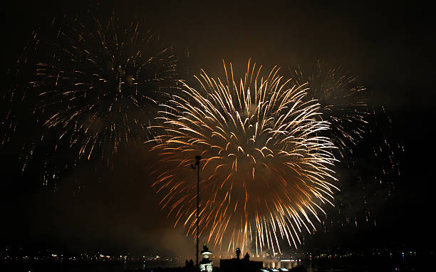 istock Vancouver fireworks at Englishbay in 2013 613252070