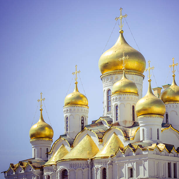 istock Close up view of Annunciation Cathedral cupola 613252460