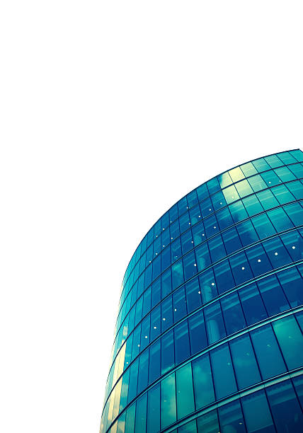 istock Tinted image of Skyscraper skyline view of a building 613253366