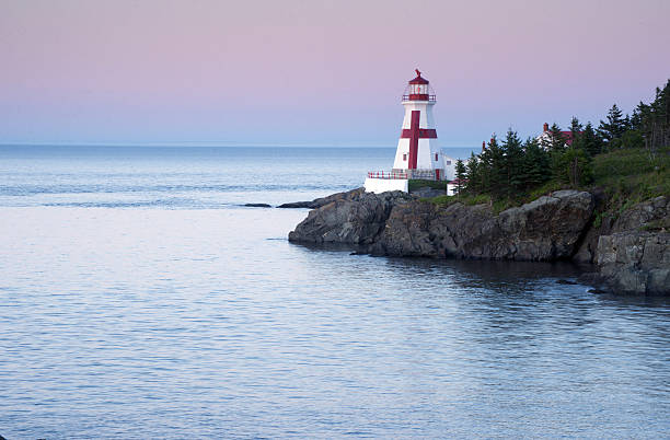 Head Harbour Lighthouse stock photo