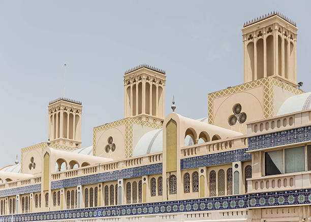 istock Outside of The Souk with Arabic Decoration at Dubai. 613301094