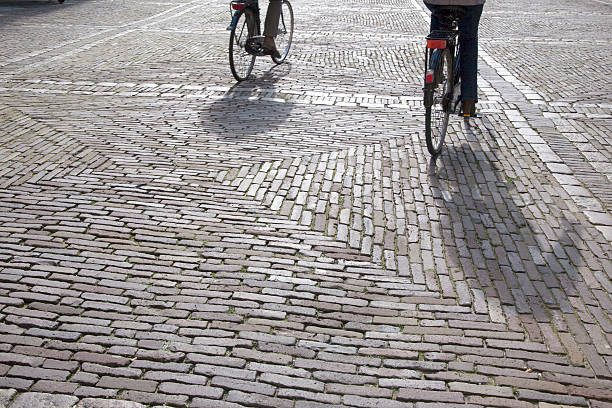 istock Cobblestones and Cyclists, the Hague; Holland 613303002