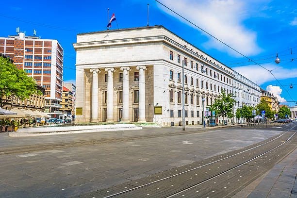 istock Architecture town Zagreb Croatia. 613305796