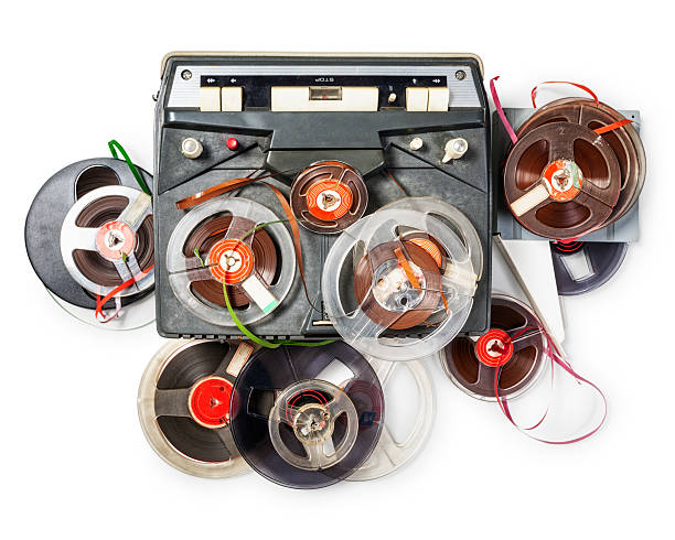 istock Vintage tape recorder 613307986