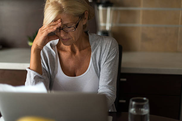 istock Worried senior woman 613309472