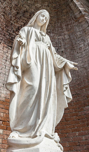 istock Statue of Our Lady 613310342