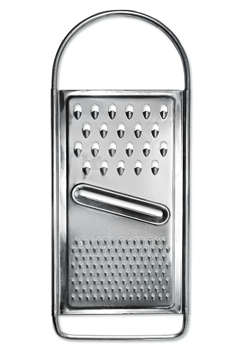 Kitchen utensil, grater with clipping path