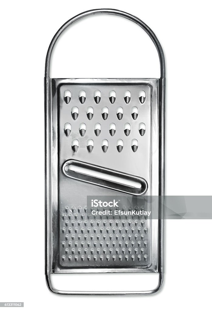Grater isolated on white Kitchen utensil, grater with clipping path Grater - Utensil Stock Photo