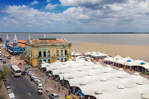 Ver o Peso Market in Belem city Belem city, capital of the State of Para, Amazon region belém brazil stock pictures, royalty-free photos & images