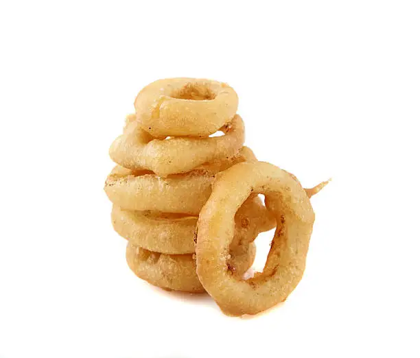 Photo of Isolated onion rings