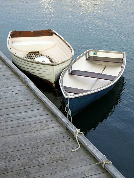 istock Row Boats in Harbor 613315690