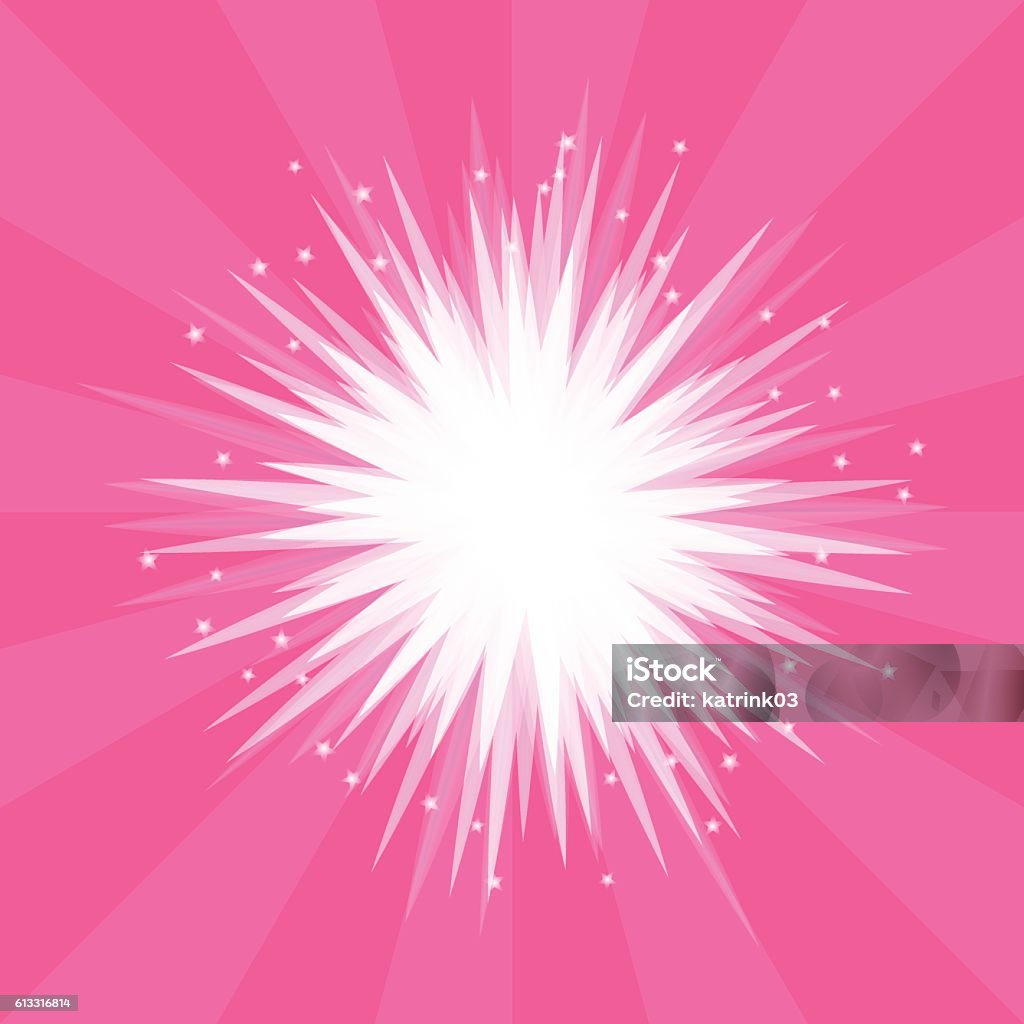 Pink Explosion Vector Abstract Background Pink Explosion Stock Illustration - Download Image ...