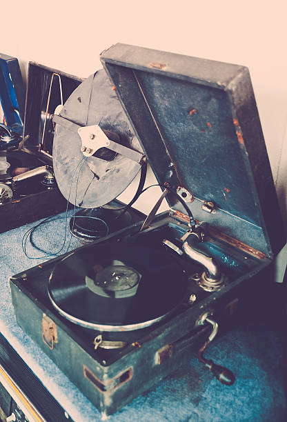 istock vintage retro old vinyl records 613324376
