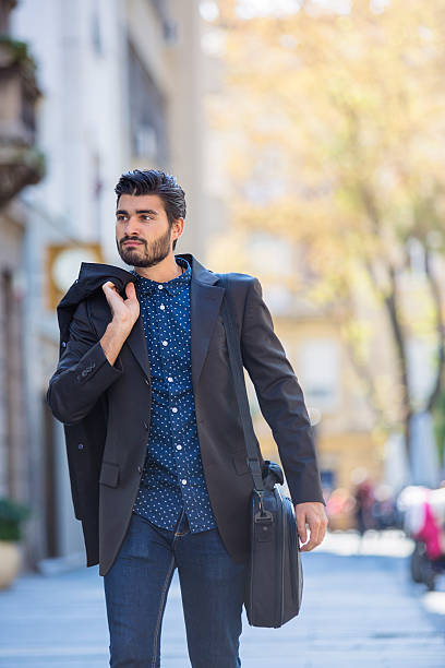 istock Young businessman outside the office 613324692