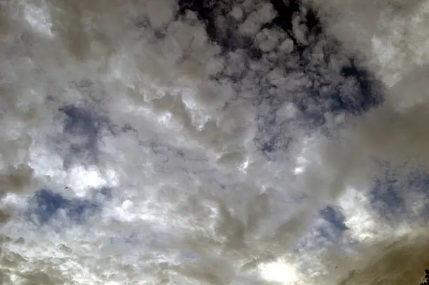 dark clouds moving in as a storm aproaches