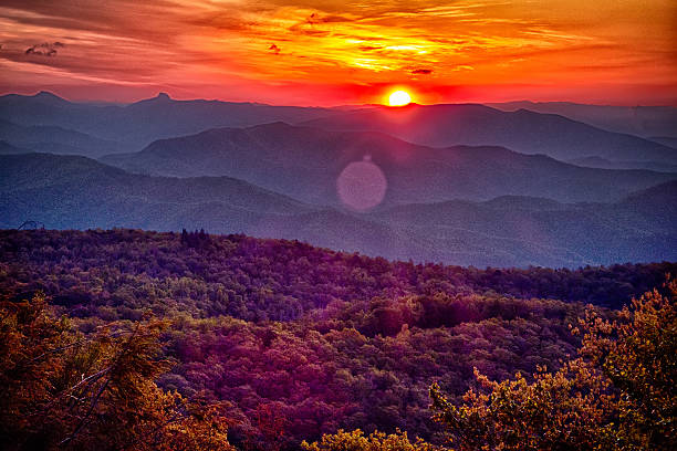 istock Blue Ridge Parkway summer Appalachian Mountains Sunset 613332090
