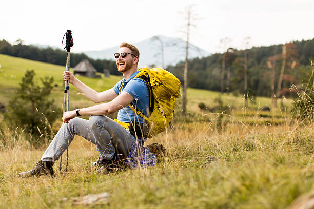 istock Hike and people concept 613332558