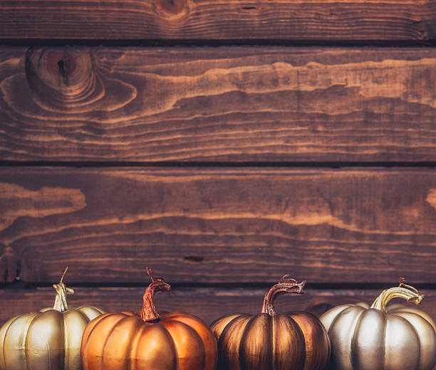 istock Fall still life luxe background for Thanksgiving or Halloween 613333610