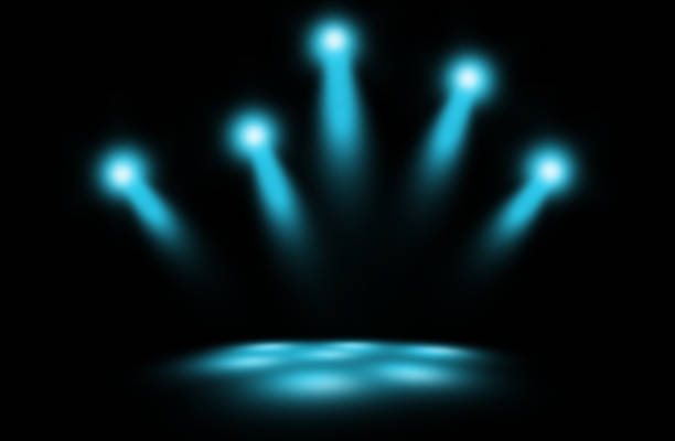 istock Spotlight stage show entertainment background. 613335344