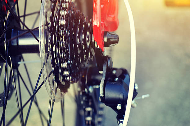 istock cassette sprockets on mountain bike 613337544
