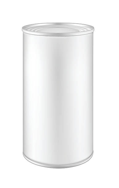 istock White blank metal tincan for soup, fish, beans 613345006