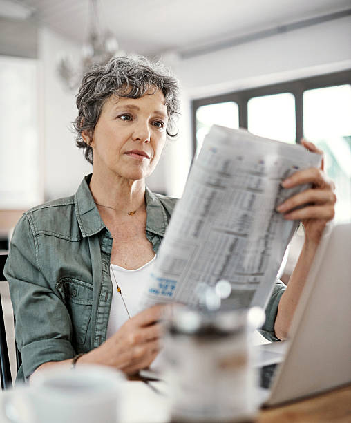 istock Catching up on the news 613346516
