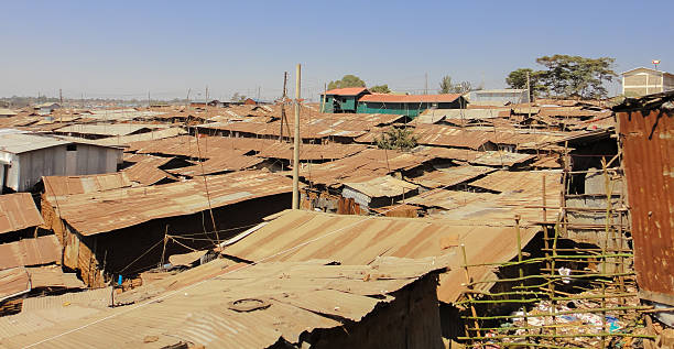 istock Kibera slum poor huts (or houses) near Nairobi. Kenya 613517692
