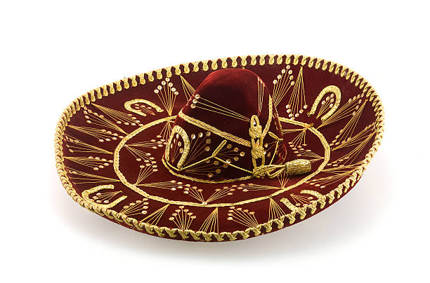 istock mexican sombrero isolated on white 613517976