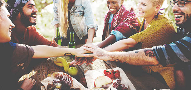 Team Friendship Leisure Vacation Togetherness Fun Concept