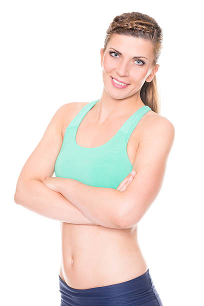 istock Young and sporty woman 613527102