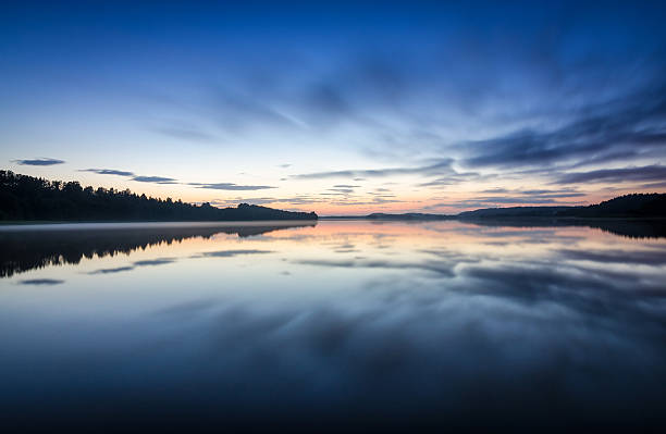 istock Midnight on Scandinavian lake 613527716